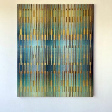 2020 V. Cotton, handwoven, 95 x 125 cm.