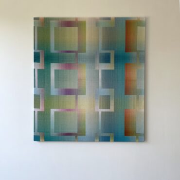 2023 II – 2. Cotton, handwoven, 90 x 100 cm.